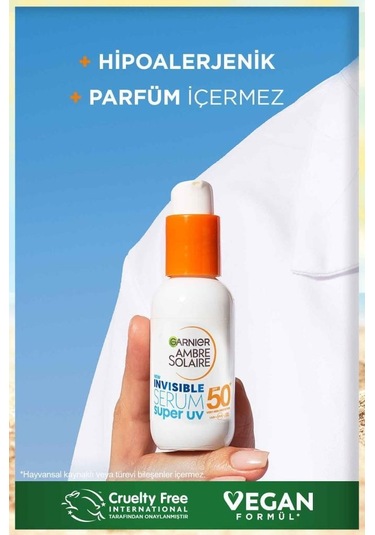 Garnier Ambre Solaire Invisible Super Uv Günlük Güneş Koruyucu Serum 30 ML
