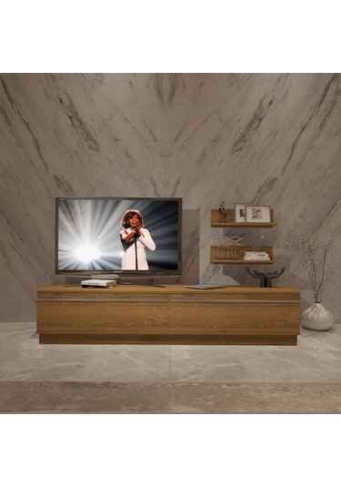 Decoraktiv Eko 5db Mdf Std Tv Ünitesi Tv Sehpası Pera