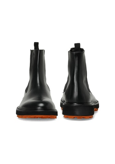 İnci Gerona U Siyah Erkek Hakiki Deri Klasik Bot Siyah