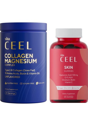 VitaCeel 2'li Cilt Vitamini Ve Collagen Tip 1, 3 İçeren Magnezyum Complex