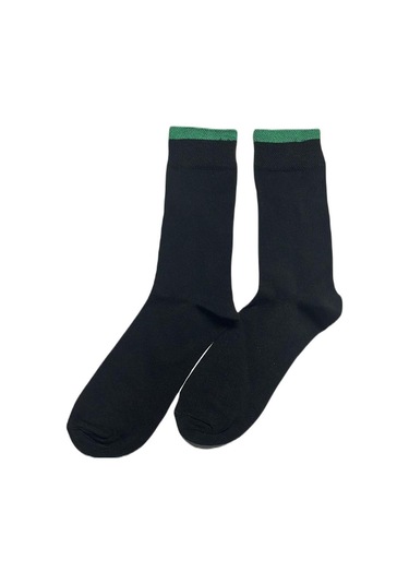 Bad Bear 21.02.02.009-c0106 Flat Tall Unisex Çorap Siyah