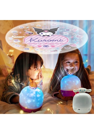 Uzaktan Kumanda Dönen Müzik Kutusu Atmosfer Projeksiyon Lambası