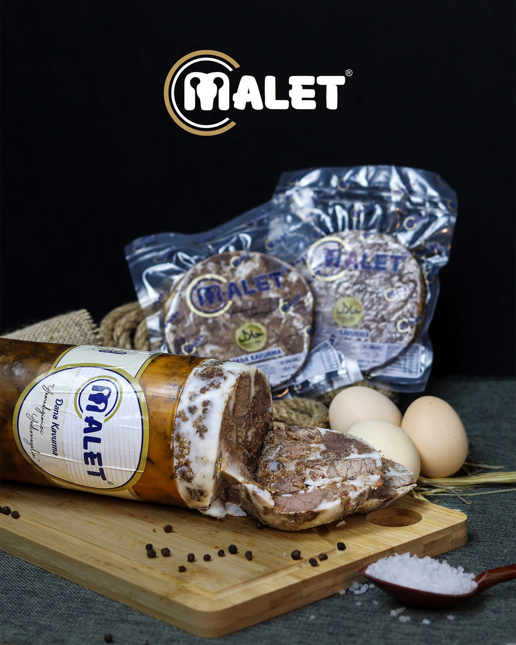 Malet Dilimli Piknik Dana Kavurma 1 KG