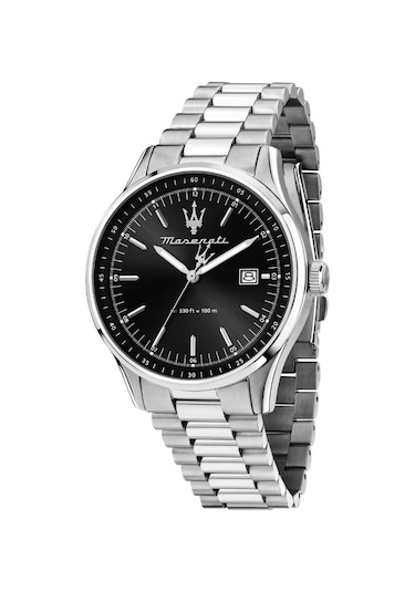 Maserati R8853124003 Çelik Kasa Çelik Kordon 10 Atm Suya Dayanıklı Metalik Renk Erkek Kol Saati Metalik