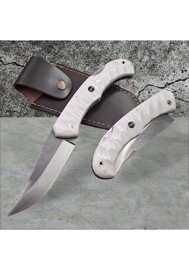 N690 Böhler Paslanmaz Çelik Kaliteli Çakı Çok Renkli