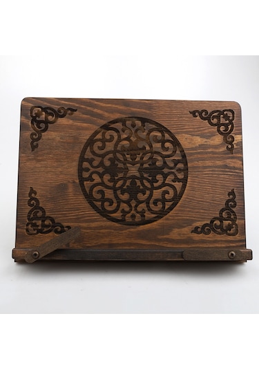 Ahşap Masaüstü Kademeli Rahle Kitap Okuma Standı Ahşap Tabletlik N11.1066