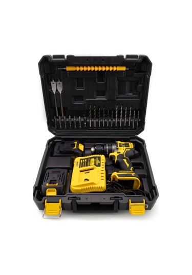 Branzeg BRZ-MKS Setli Darbeli 10MM Kömürsüz Vidalama Sarı