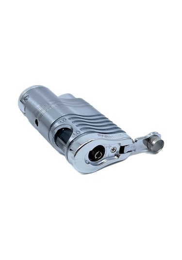 Parmida Premium 4 Torch Jet Alevli Puro Çakmağı Gümüş Gri