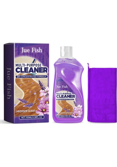 Jue-fish Zemin Temizleyici Güçlü Dekontaminasyon, Kireç Çözücü, Ahşap Zemin Temizleme, Cilalama Ve Parlatma Fayans Temizleyici 100ml