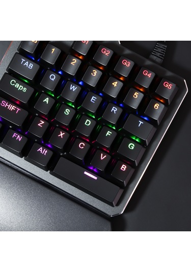 Rush SIEGE RK77 Blue Switch PUBG Oyuncu Gaming Mekanik Klavye Keypad