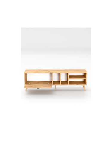 Buka Tv Sehpası, Tv Standı, Televizyon Ünitesi Atlantik Çam