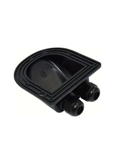 Trendooze 2+1 Beyaz+siyah Çift Delikli Rv Güneş Paneli Bağlantı Kutusu Su Geçirmez