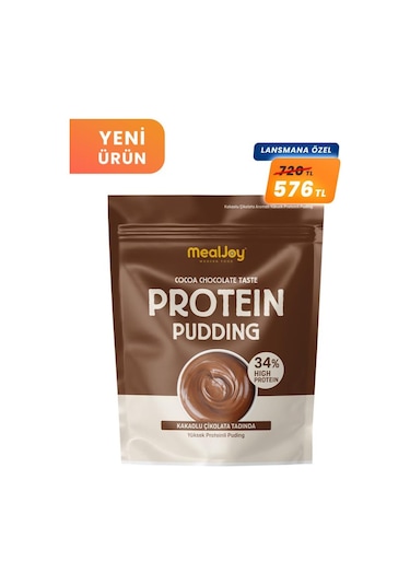 Mealjoy Protein Puding 500 Gr Yüksek Proteinli Kakaolu Ve Çikolata Tadında