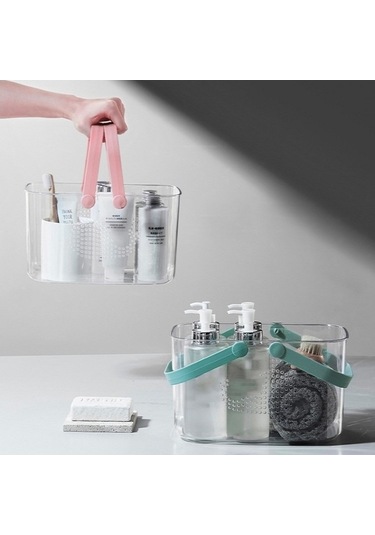 Tongxida Portatif Banyo Sepeti Boşaltma Depolama Sepeti Sarı Sarı