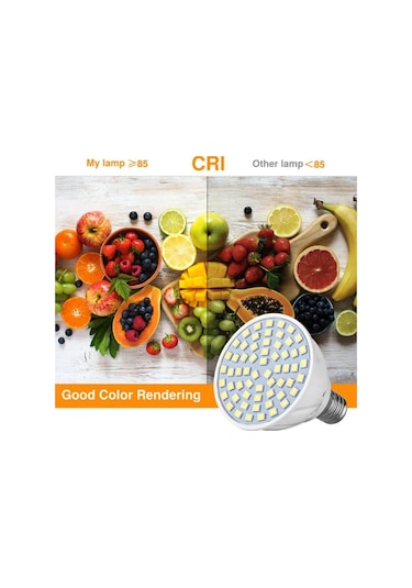 Beyaz 2 Adet Gu10 E27 E14 Spot Lamba 48 60 80 Leds Ampul 220 V Gu 10 Mr16 Gu5.3 Spot Işık B22 5 W 7 W 9 W E27 9w 80leds 2pcs