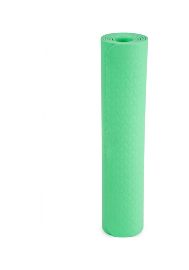Yumuşak Ve Kaymaz Yüzeyli Yoga & Pilates Matı - 6mm Kalınlık, Hafif Ve Taşınabilir Spor Matı Yeşil