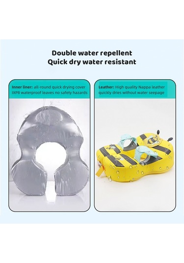 Mambobaby Bebek Yüzmek Şamandıra Olmayan Şişme Su Geçirmez Mt3572 Sarı