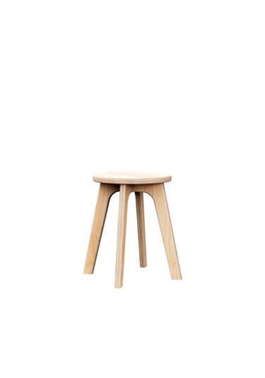 Woodesk Ihlamur, Ahşap Tabure, 32x41 Cm 1 Adet Natural Renk