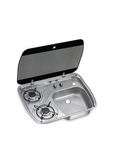 Dometic HSG 2445 Karavan için 2li Ocak + Lavabo