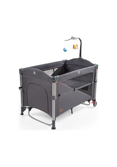 Baby2go Camellia Anne Yanı Oyun Parkı 70x110 Cm Siyah 63c12245624n1-1