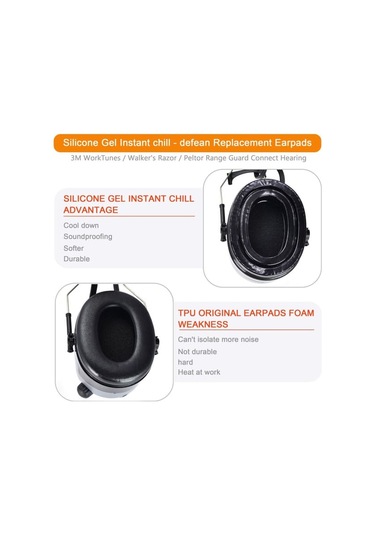 3m Peltor İşitme Koruması İçin Jel Kulak Pedleri 1 Çift Pa