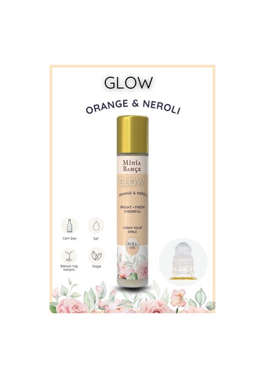 Glow Portakal & Neroli Roll Doğal Bitkisel Yağ Karışımı 10 Ml