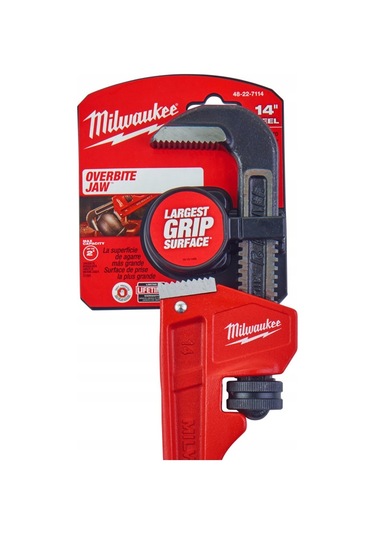 Milwaukee Ağır Tip Çelik Boru Anahtarı 350mm 14 48227114