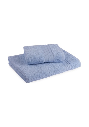 Fialka Armürlü Fitilli Havlu Mavi 80X150