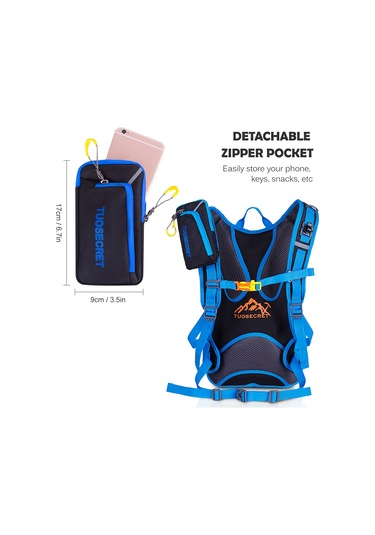 Neevoyu Spor Sırt Çantası - Yağmurluklu, Hidrasyonlu, Bisiklet Ve Kask Ağı İçin 26x22x45 Cm Turuncu