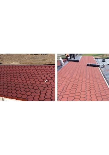 Shingle Şıngıl Desenli Arduvazlı Membran 3.5 MM 10 M2