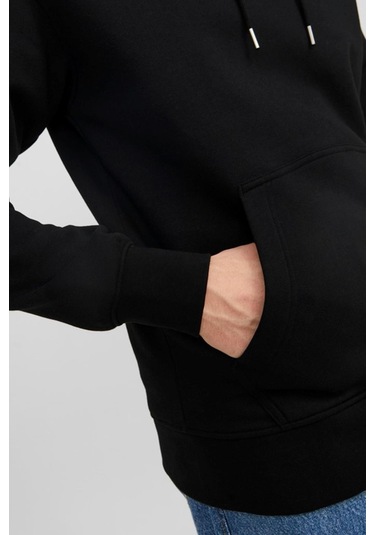 Jack&jones Jorvesterbro Sweat Hood Noos Siyah 001
