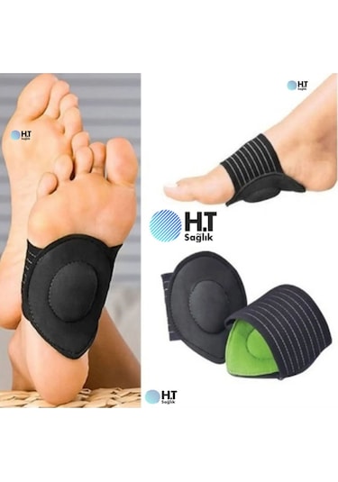 1 Çift Koşu Ark  Pedleri Plantar Fasiit Terapi Ark, Topuk Ve Ayak  İçin