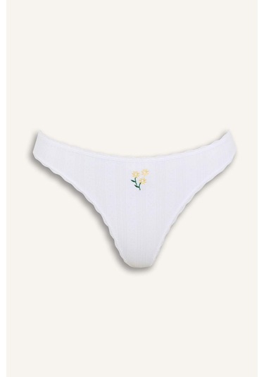 Defacto Kadın Çiçekli 2li Takım Sütyen Külot -fall İn Love E6599ax25smer98 Ekru