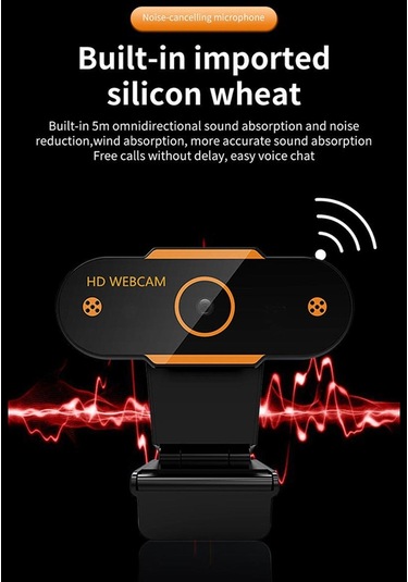 Suntek PC İçin Mikrofonlu Otomatik Odaklamalı Hd Web Kamerası