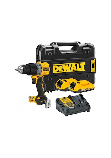 Dewalt DCD805D2T 18 V 2.0 Ah Kömürsüz Çift Akülü Darbeli Matkap