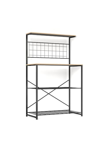 Çok Amaçlı Dolap Mutfak Rafı Bango Masa Füme 1435