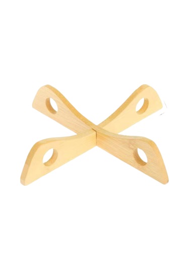 Geeroyoo Doğal Bambü Isı Yalıtım Matı - Mutfak Tencere, Fincan, Kavurma Korozyonundan Masayı Korur - 20x20 Cm Kahverengi Kahverengi