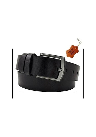 Hakiki Manda Deri Kot Pantolon Sıyah Kemeri 4 Yıl Garantilidir Siyah