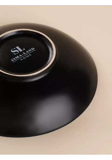 Sl Home Derin Tabak Seti 2 Parça, 380 Ml, Çapı 16,5 Cm 200580844 Siyah