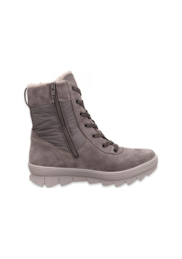 Legero 000421 Z Novara Gore-tex Deri Gri Kadın Bot Gri