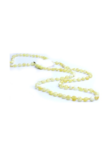 Saatcaddesi Pigado Gerçek Baltık Amberi Damla Kehribar Yetişkin Kolyesi