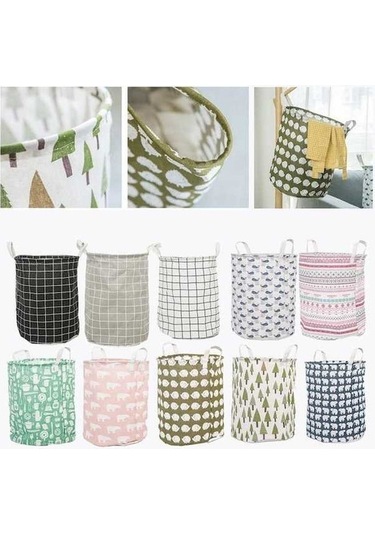 Novahub J Çamaşır Sepeti Kirli Giysileri Katlanır Depolama Çantası 33x43cm Aile, Kreş, Üniversite İçin Mükemmel Boyut Diğer