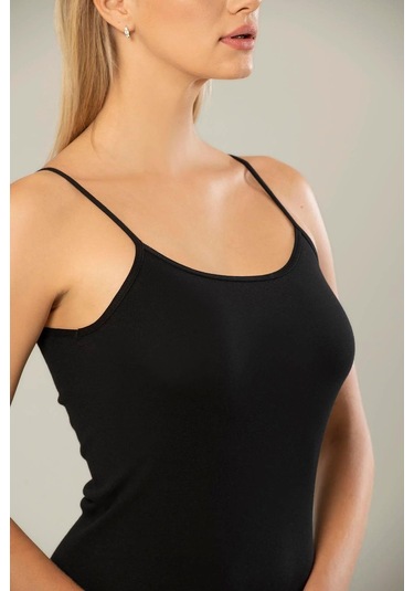 Erdem Kadın Ribana İp Askılı Atlet 2153 - 3 Adet 001