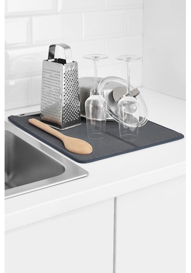 Bulaşık Kurutma Örtüsü Nanofiber Bulaşık Matı Kurulama Bezi Ultra