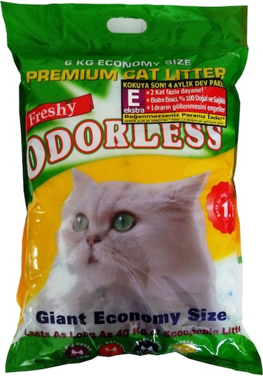 Freshy Odorless Ekstra Kristal Kedi Kumu 6 KG