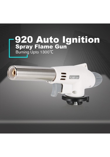 Ma Otomatik Elektronik Alev Tabancası Bütan Brülörleri Gaz Adaptörü Kaynak Gaz Meşalesi