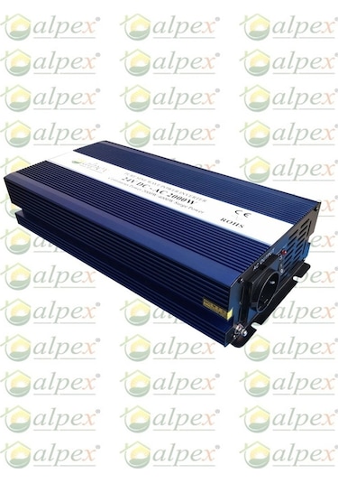 Alpex 2000 Watt 24 Volt Tam Sinüs Inverter