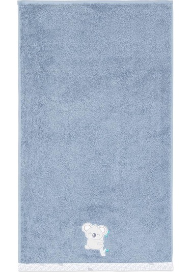 Gezenbebe Hero Nakışlı Bebek Çocuk El Ve Baş Havlusu 50x90 Mavi