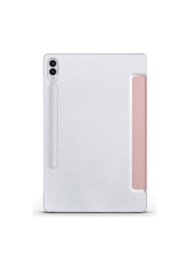 Galaxy Tab S9 Fe Plus Uyumlu Zore Smart Cover Standlı 1-1 Kılıf-siyah Tablet Kılıfı