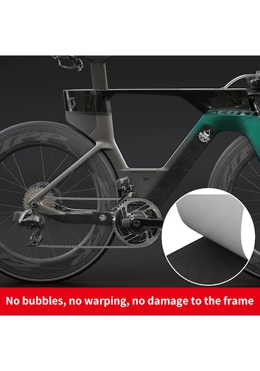 Şerit-bisiklet Zinciri Etiket Ultralight Kalabalıklık Önleme Anti-çizik Entegre Kalıplama Zincir Koruyucu Bisiklet Zinciri Koruyucusu Siyah